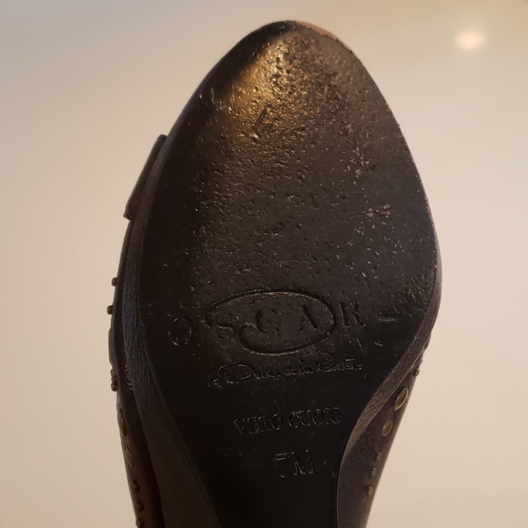 Oscar de la Renta Tulah Grommet Wedge - Picture 5 of 6